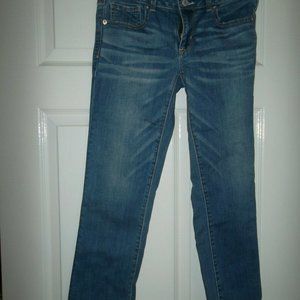 American Eagle Women's Size 4 Straight Super Stretch Artist Crop